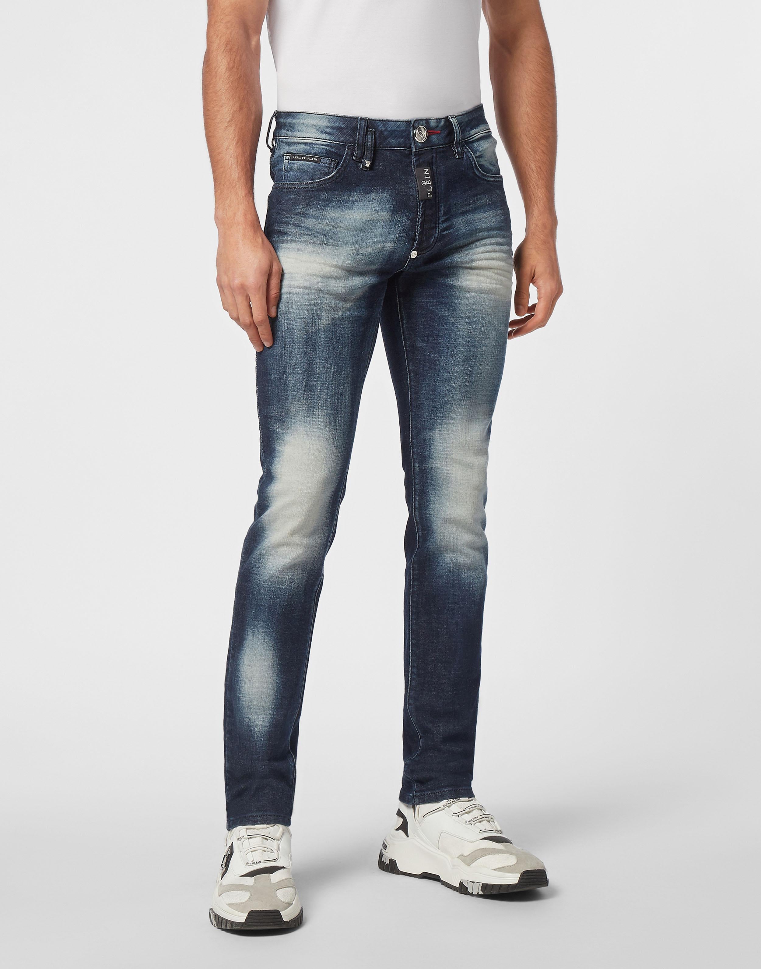 Jeans slim MDT3937 PDE004N 10GI PHILIPP PLEIN Spider gray 