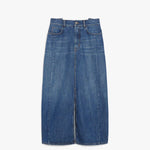 Gonna lunga in denim 2515101061 008 MAX MARA WEEKEND Blu 