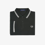 Polo manica corta M3600 T50 FRED PERRY Nightgreen/snwht 