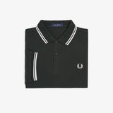 Polo manica corta M3600 T50 FRED PERRY Nightgreen/snwht 