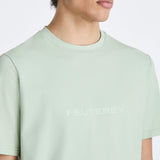 T-shirt con scritta termonastrata PEU5796 99012247 651 PEUTEREY Lattuga 