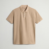 Polo Mackinack tinta in capo in piqué di cotone elasticizzato CFWOPO0065MRUT1483 8640 WOOLRICH White pepper 