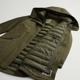 Parka 3 in 1 in Ramar Cloth CFWWOU1105FRUT0001 DAG WOOLRICH Dark green 