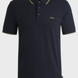 Polo in piquet di cotone 50494697 10241531 01 410 BOSS Navy 