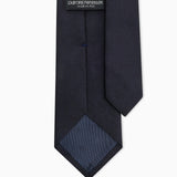 Cravatta in pura seta jacquard EM001344 TE19711 FB172 EMPORIO ARMANI Blu navy 