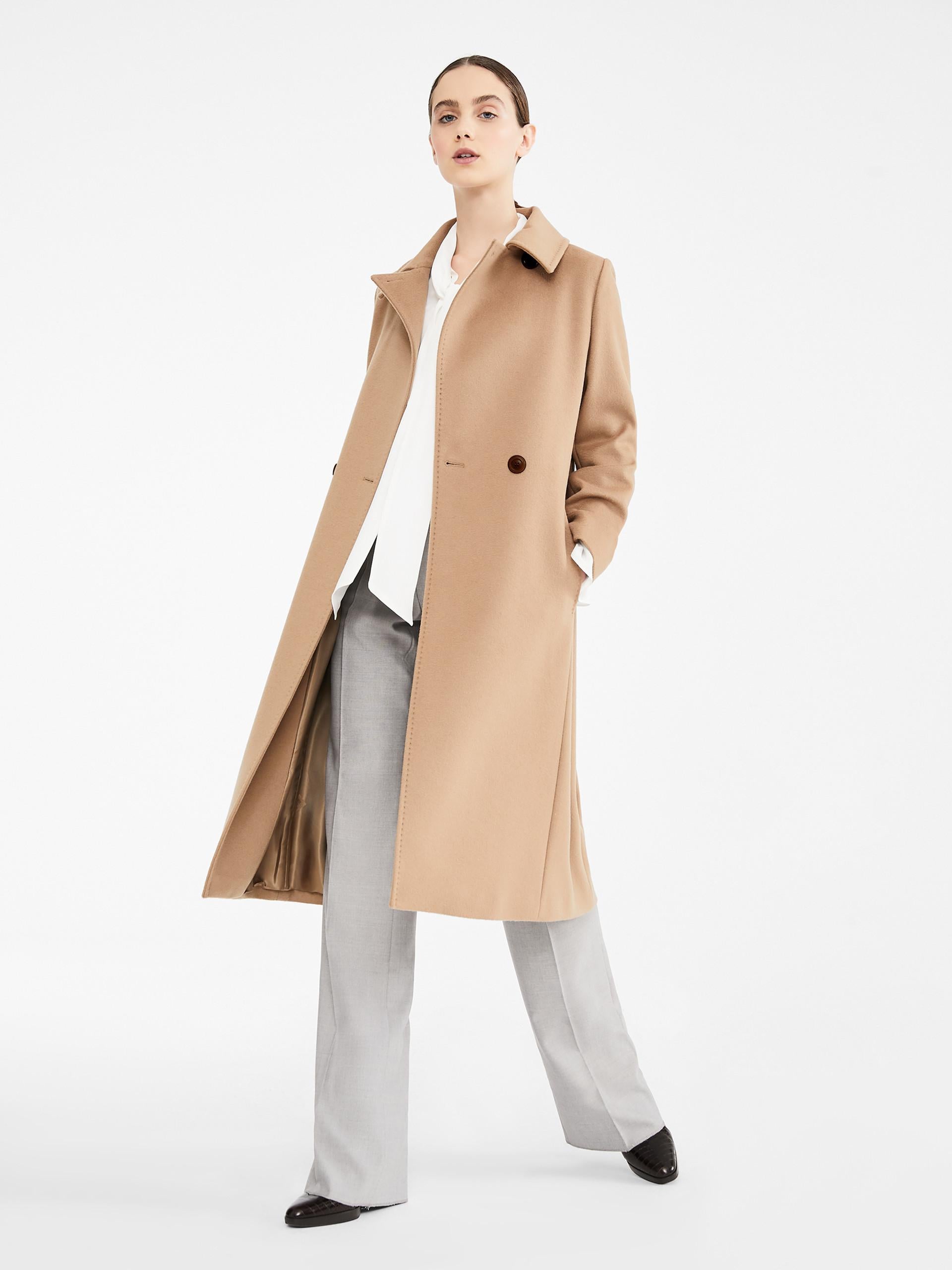Cappotto a vestaglia in lana 2526016051 006 MAX MARA STUDIO Cammello 