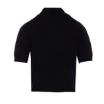 Polo in lana manica corta 105450A2Q9 Z99 PINKO Nero limousine 