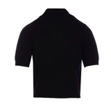 Polo in lana manica corta 105450A2Q9 Z99 PINKO Nero limousine 