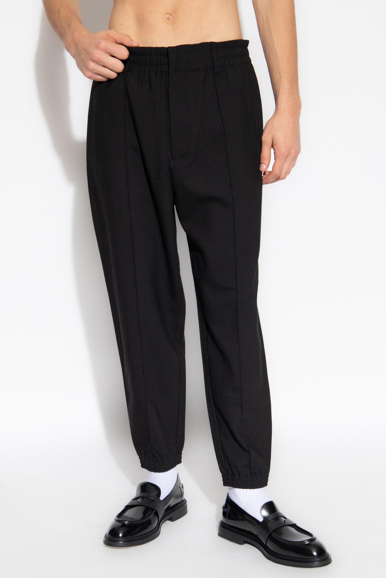 Pantalone relaxed fit 6R1P93 1NFVZ 0999 EMPORIO ARMANI Black 