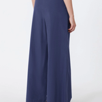 Pantalone ampio in popeline di cotone 2615131142600 008 MAX MARA WEEKEND Blu 
