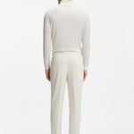 Pantalone in velluto elasticizzato 50551574 10243907 01 131 BOSS Open white 