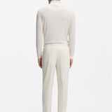 Pantalone in velluto elasticizzato 50551574 10243907 01 131 BOSS Open white 
