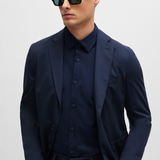 Camicia in jersey 50474283 10239269 01 404 BOSS Dark blue 