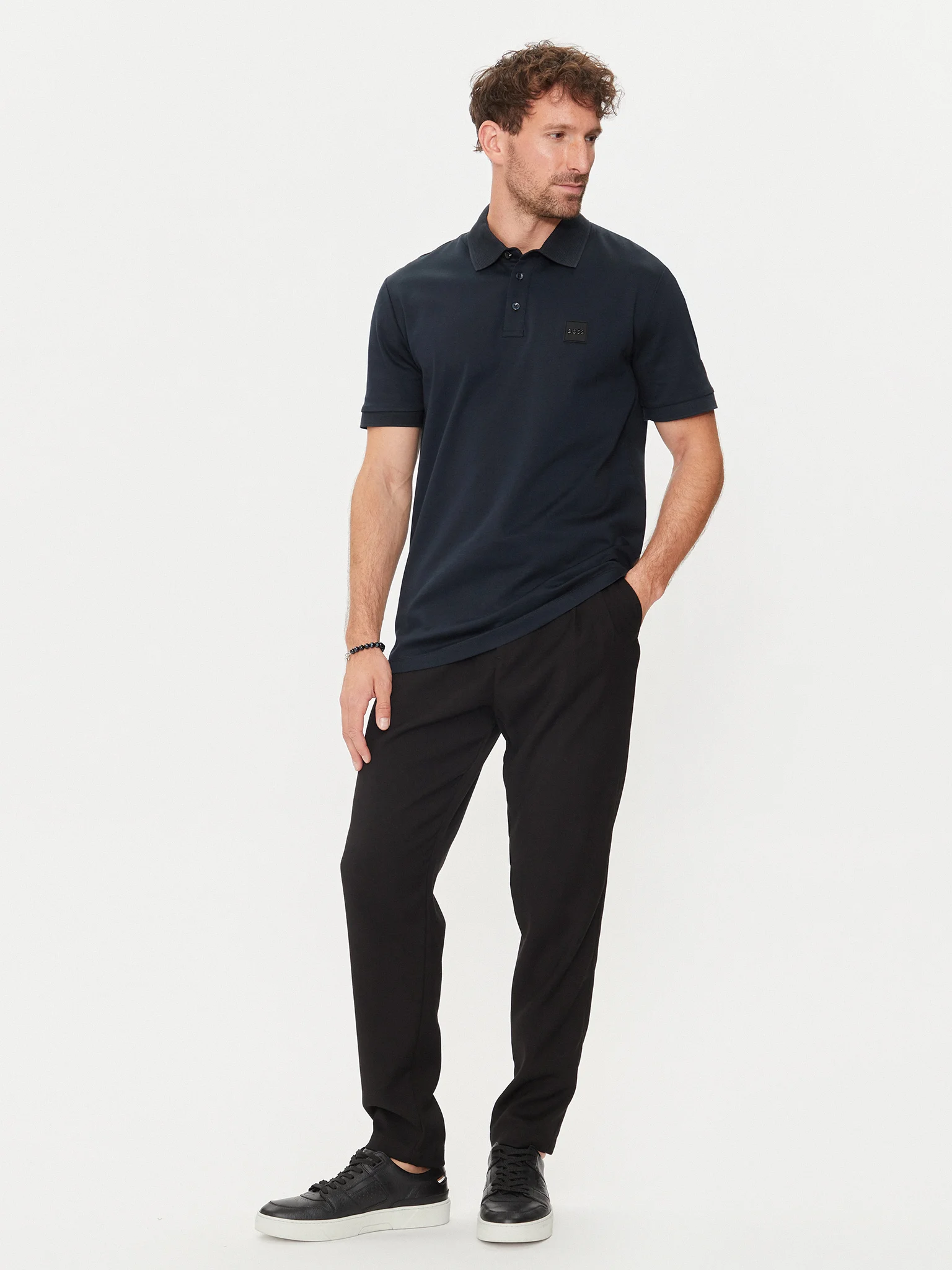 Polo manica corta 50515596 10259994 01 405 BOSS Dark blue 