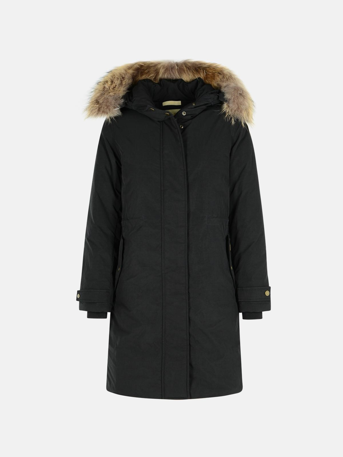 Parka con pelliccia CFWWOU2044FRUT5092 100 WOOLRICH Black 