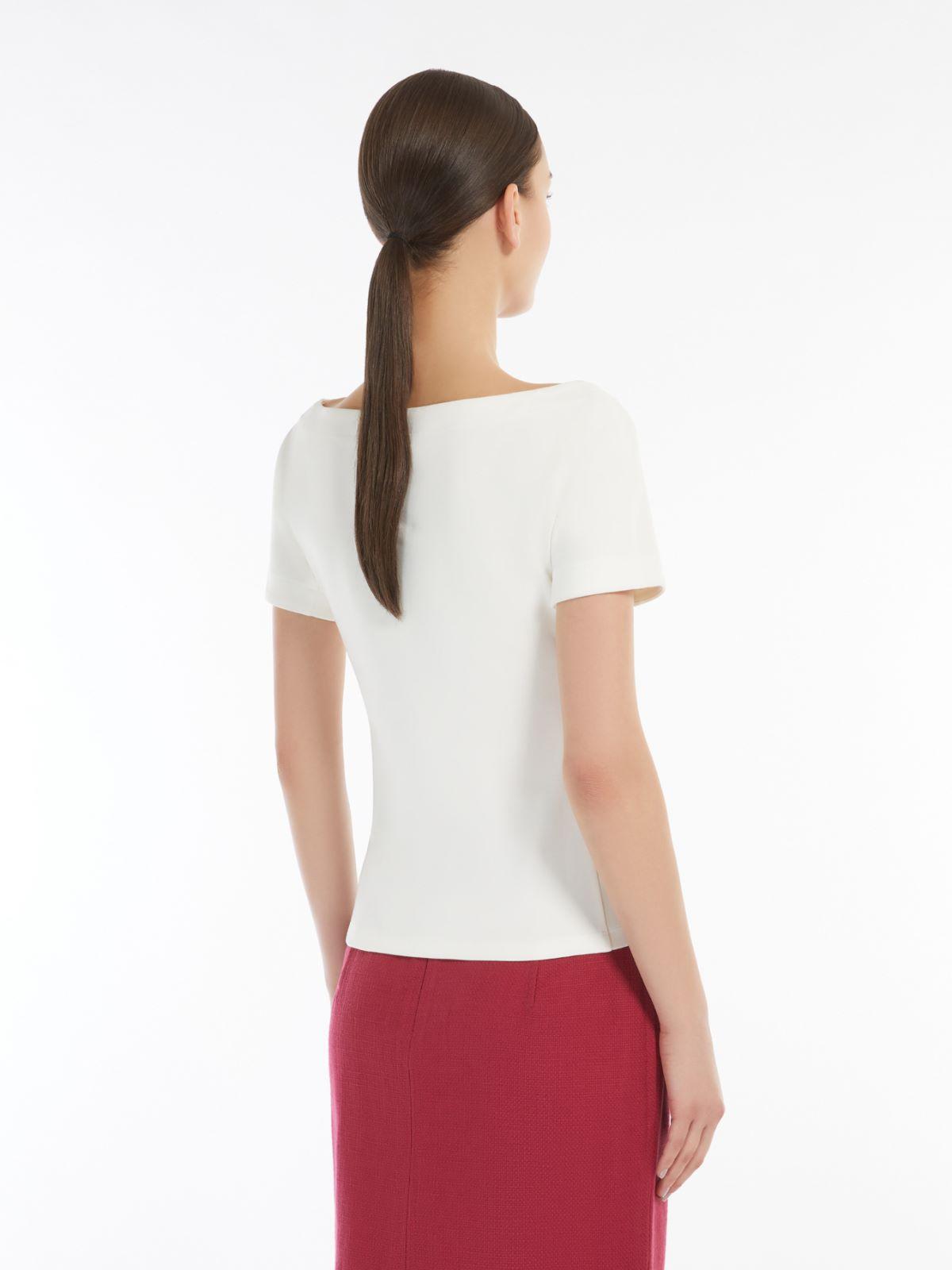Top in jersey 251594101 004 MAX MARA WEEKEND Avorio 