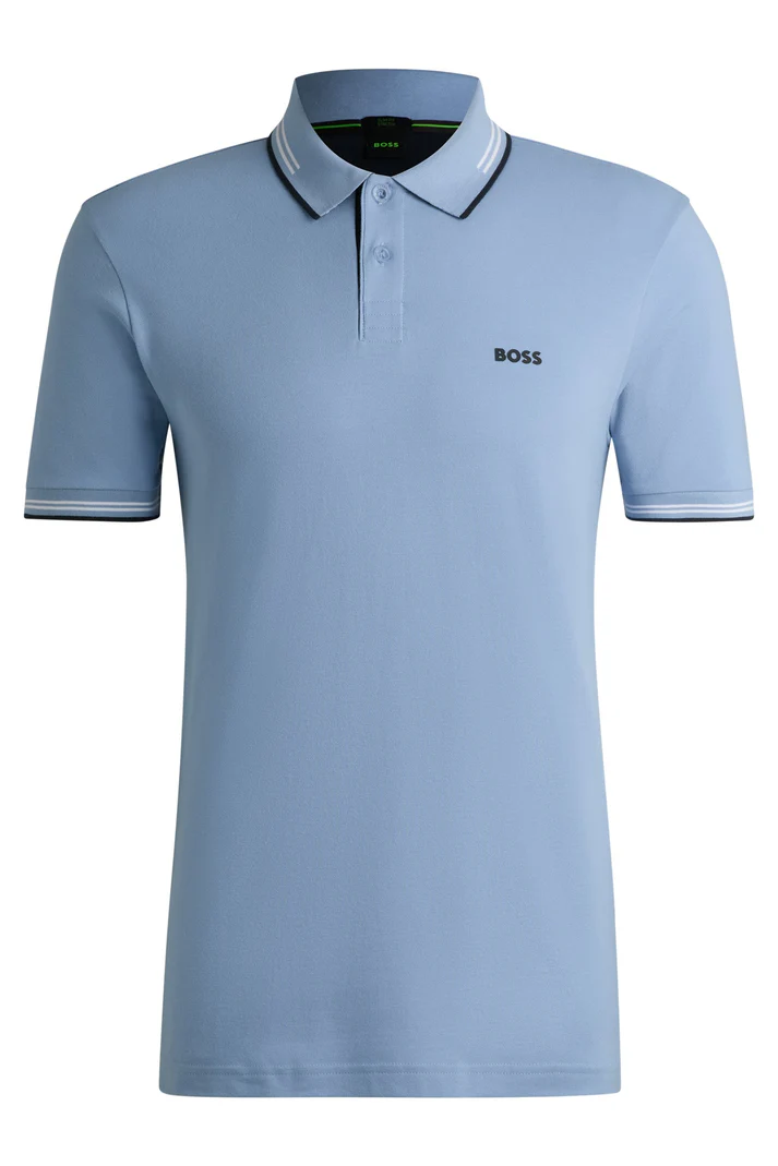 Polo manica corta 50506193 10255848 01 430 BOSS Bright blue 