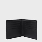 Portafoglio in pelle logato 50558549 10278014 01 001 BOSS Black 