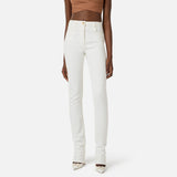 Jeans skinny con lucchetto gioiello PJ29I61E1 360 ELISABETTA FRANCHI Avorio 