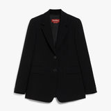 Blazer monopetto in cady 2526046161 001 MAX MARA STUDIO Nero 