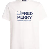 T-Shirt manica corta M2406 129 FRED PERRY Snow white 