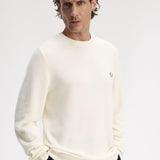 Maglione in piqué K1309 560 FRED PERRY Ecru 