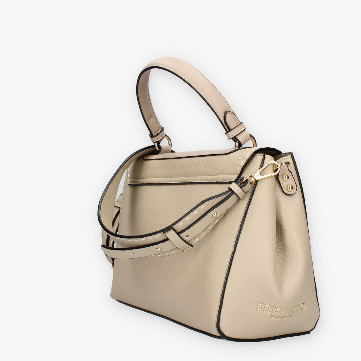 Borsa a mano con tracolla 12401854 381 ERMANNO FIRENZE Ivory 