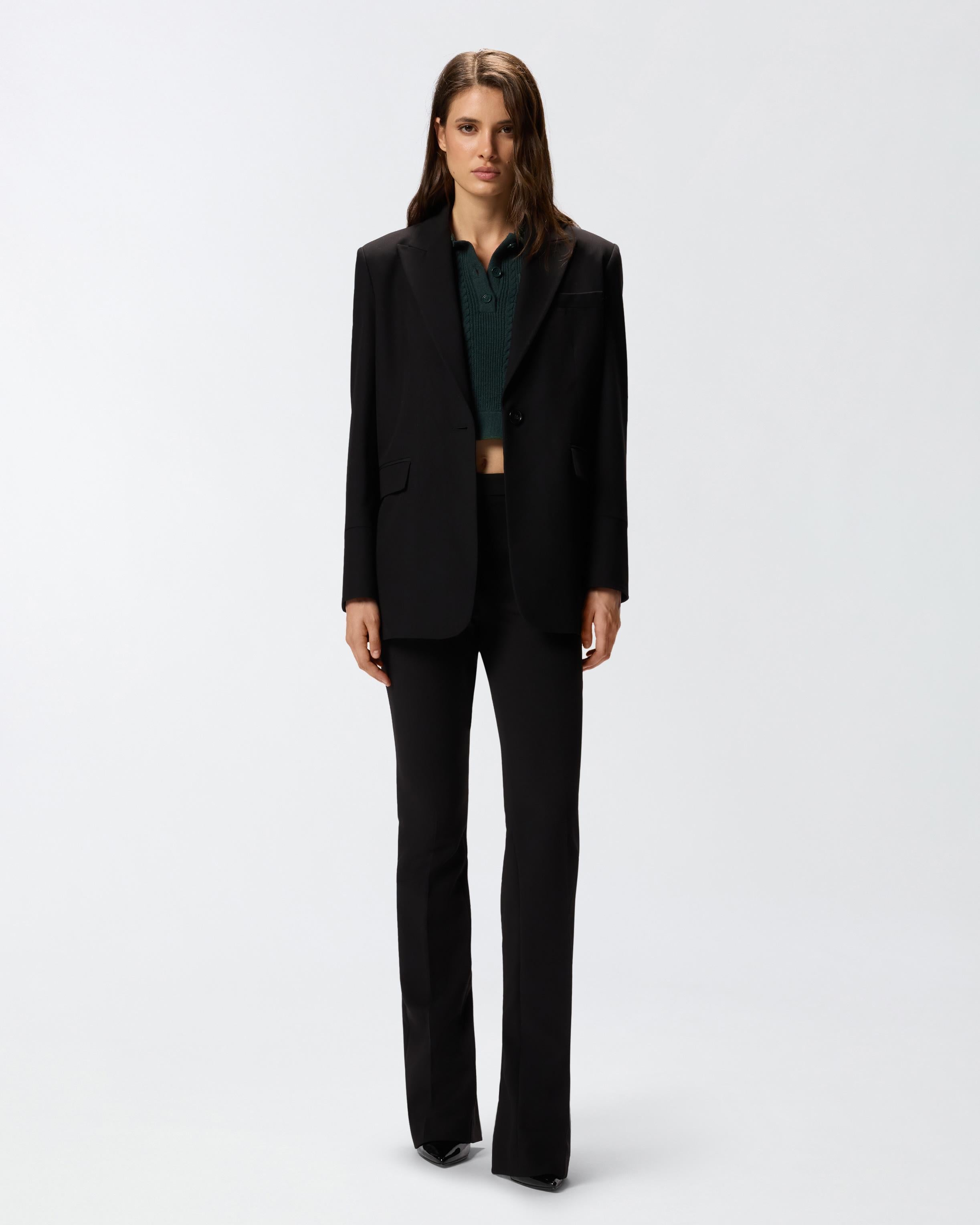 Blazer oversize stretch 105663A18E Z99 PINKO Nero limousine 