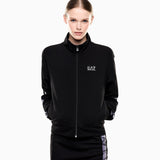 Felpa con zip Dynamic Athlete in tessuto tecnico Natural VENTUS7 ASV 7W001152 AF12501 UC001 EA7 Black 
