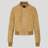 Biker in suede PED5568 99012407 794 PEUTEREY Beige 