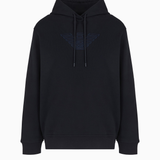 Felpa con cappuccio 6D1M96 1JTAZ 0980 EMPORIO ARMANI Blu navy 