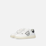 Sneaker in pelle con logo bianco e nero SS0077P001 ZZ1 PINKO White/black 