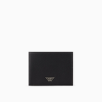 Portafoglio coin pocket in pelle rigenerata saffiano Y4R165 Y138E 81072 EMPORIO ARMANI Black 