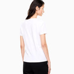 T-Shirt in jersey stretch 7W000536 AF10373 U0002 EA7 White 
