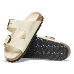 Ciabatta in pelle laccata ARIZONA BIG BUCKLE 1026128 SHINE ECRU BIRKENSTOCK Shine ecru 