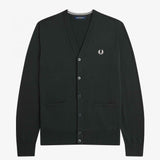 Cardigan in misto lana K9551 Q20 FRED PERRY Night green 