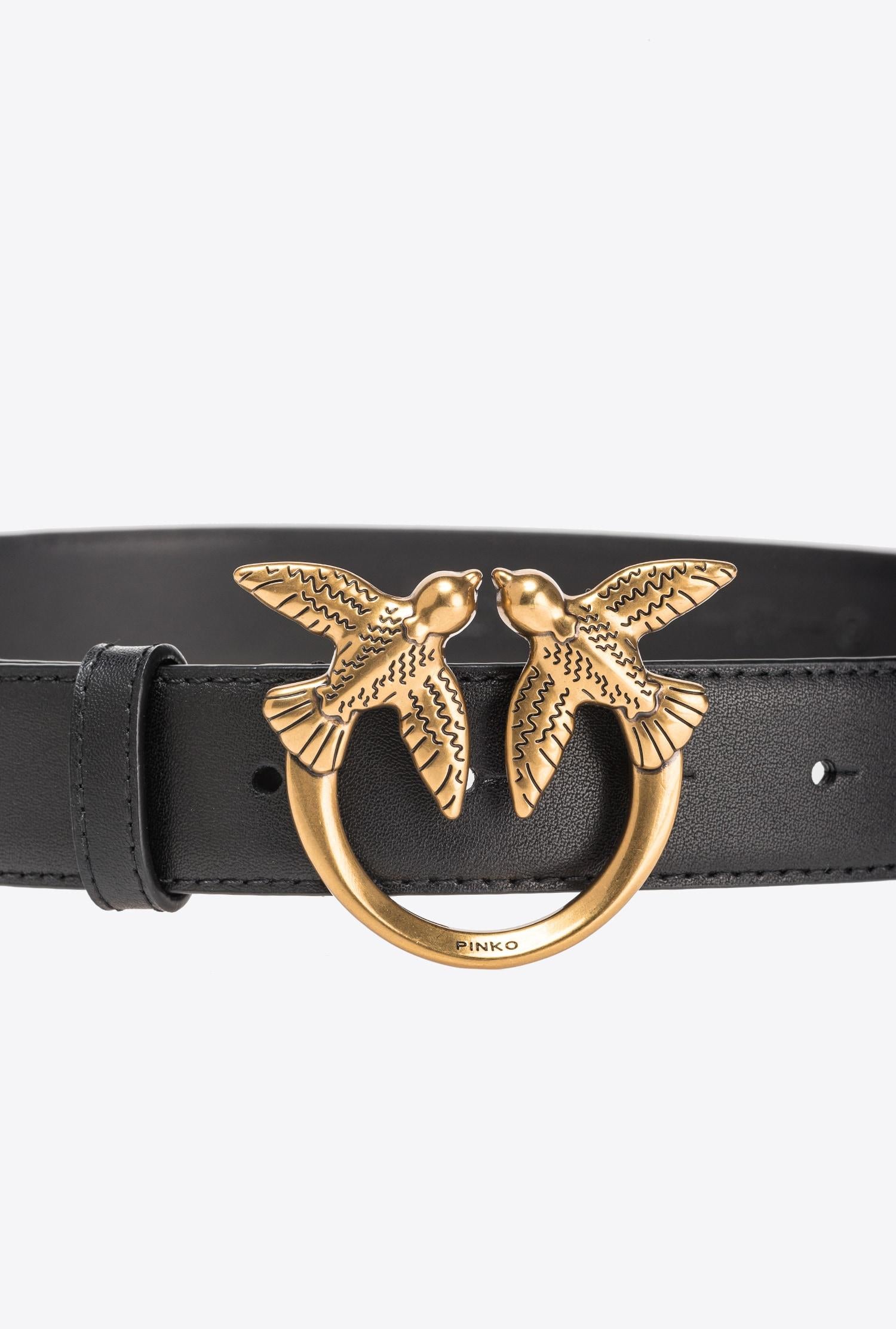 Cintura in pelle 100125A0F1 Z99Q PINKO Black 
