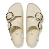 Ciabatta in pelle laccata ARIZONA BIG BUCKLE 1026128 SHINE ECRU BIRKENSTOCK Shine ecru 