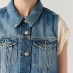 Gilet in denim RND90136 D606 2862 C0999 ROY ROGER'S Denim 