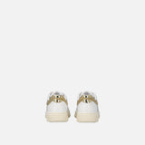 Sneaker in pelle con dettagli metallizzati SS0077P014 ZIA PINKO White/platinum 