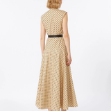 Abito chemisier in popeline stampato 2616221142600 003 MAX MARA STUDIO Coloniale/nero 