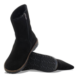 Stivale in suede con interno in shearling UPPSALA ZIP SHEARLING 1030242 BLACK BIRKENSTOCK Black 