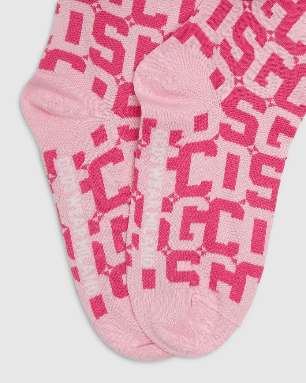 Calze logate AI22W550105 PINK 06 GCDS Pink 