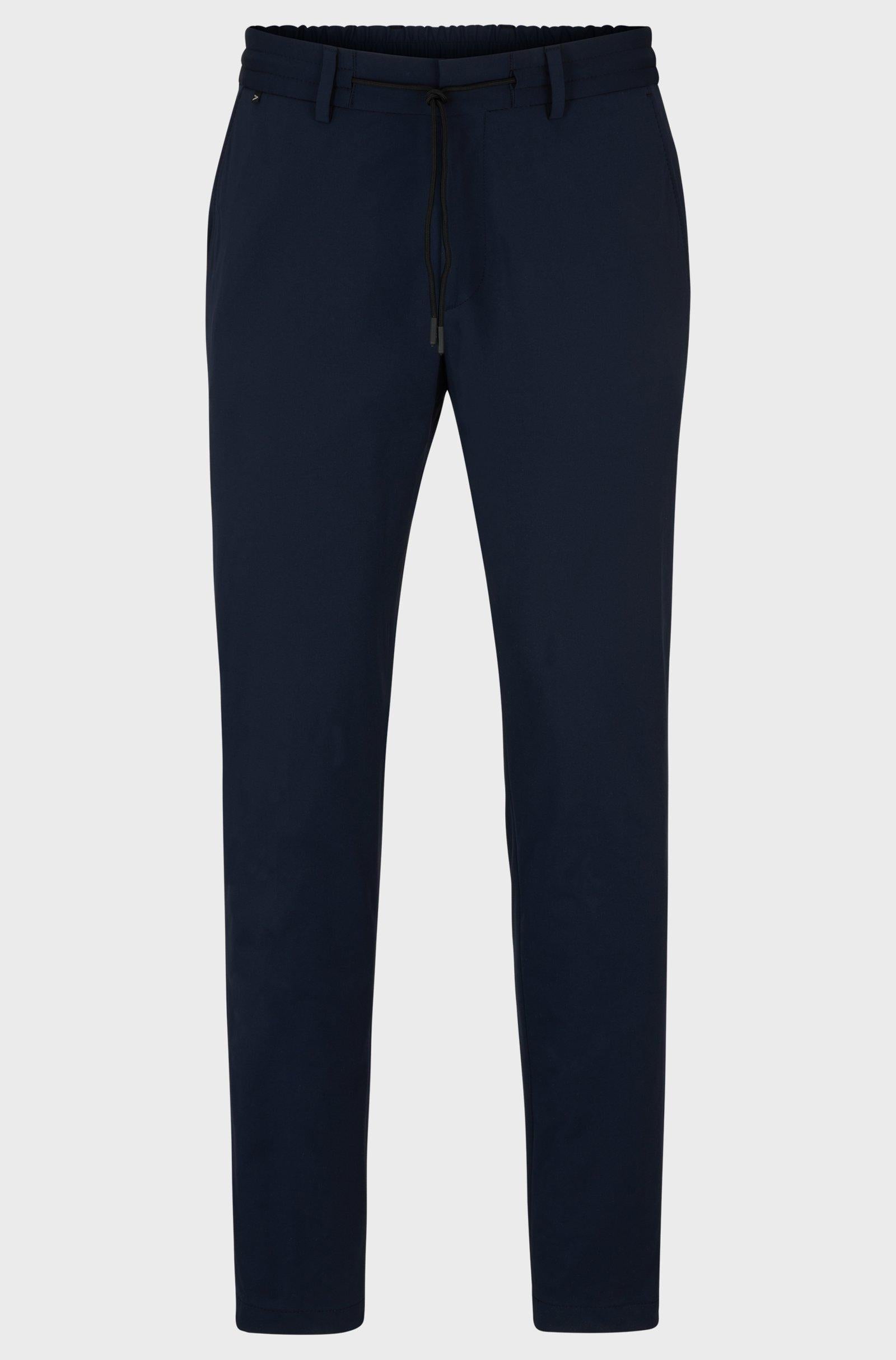 Pantalone slim fit in jersey 50502477 10245125 01 404 BOSS Blue 