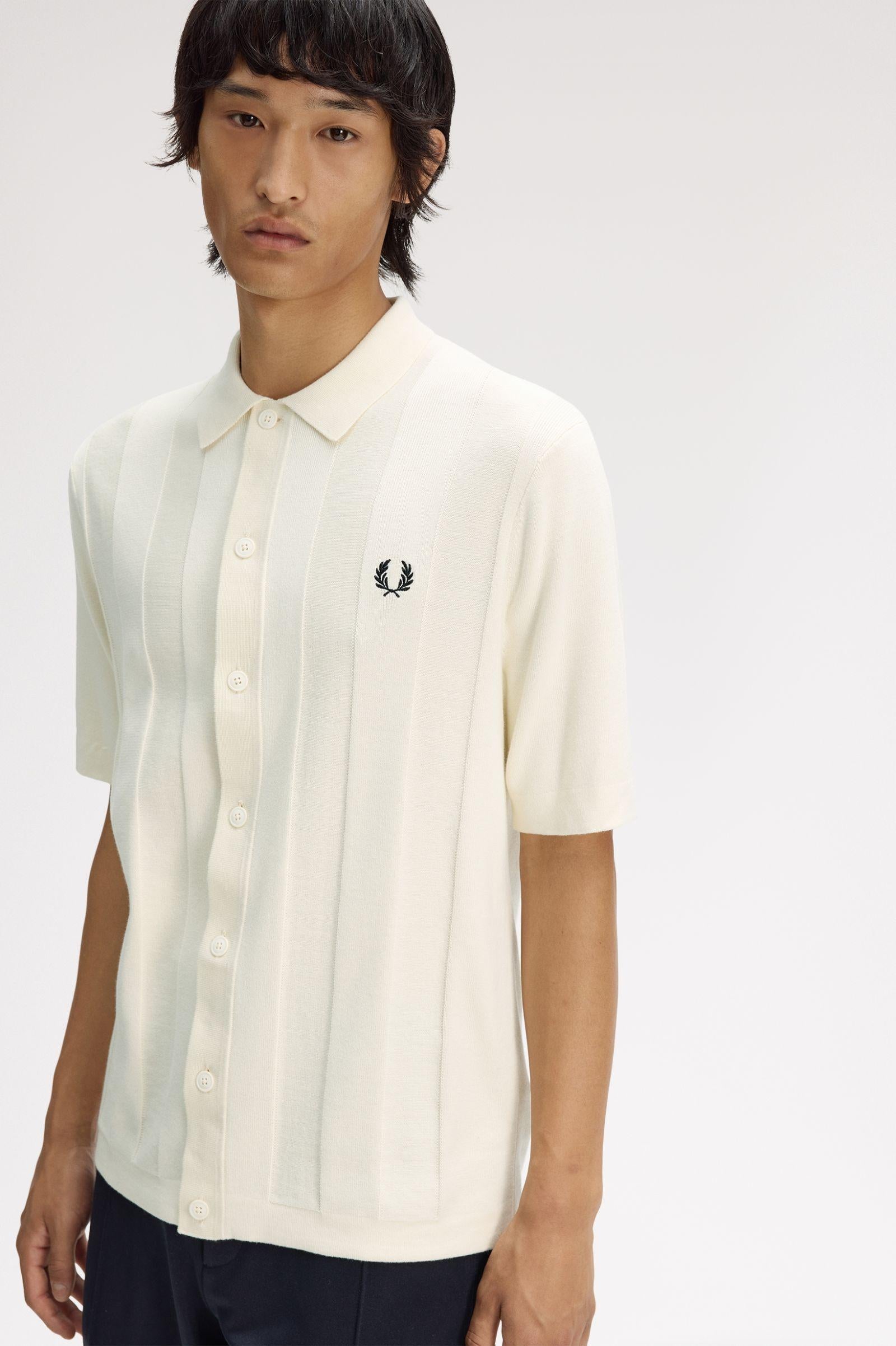 Polo in filo di cotone K2324 560 FRED PERRY Ecru 