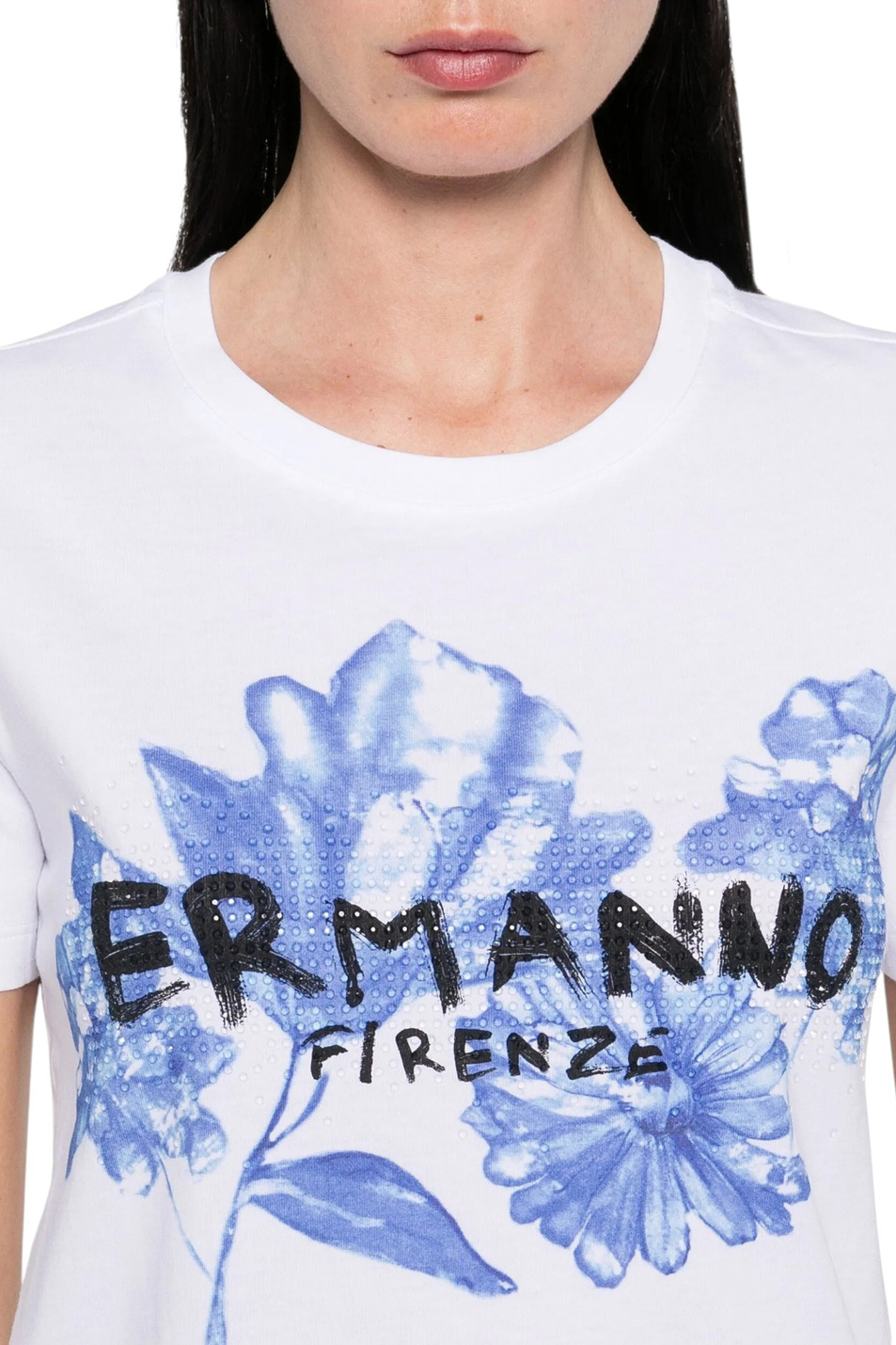 T-Shirt manica corta D46EL049EG5 MFA50 ERMANNO FIRENZE White 