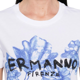 T-Shirt manica corta D46EL049EG5 MFA50 ERMANNO FIRENZE White 