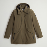 Cappotto in Softshell CFWOOU0792MRUT3496 614 WOOLRICH Dark green 