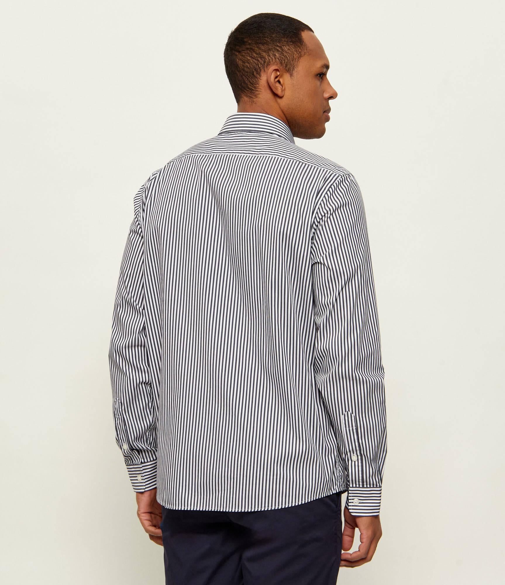 Camicia botton down in cotone 50562048 10262111 01 404 BOSS Dark blue 