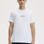 T-Shirt manica corta M4580 100 FRED PERRY White 